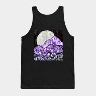 Zentangle Nightscape Tank Top